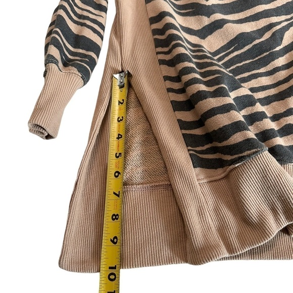 Aerie Good Vibes Oversized Sweatshirt Animal Print Women Extra Small - Picture 14 of 17